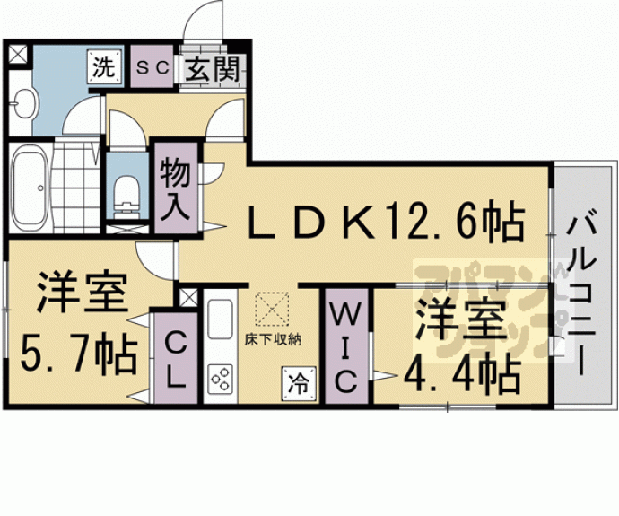 【プルミエール上賀茂】間取