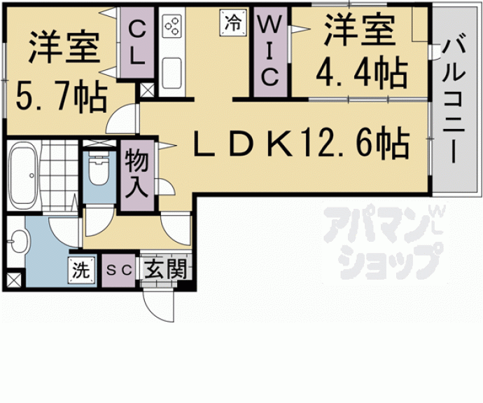 【プルミエール上賀茂】間取