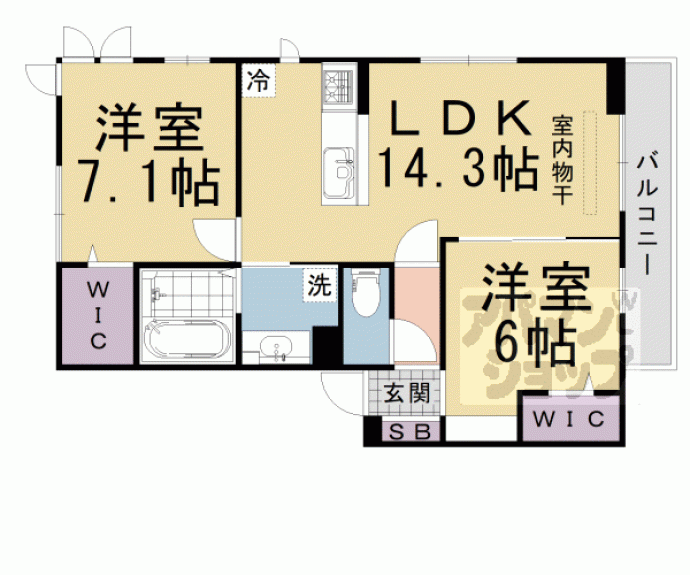 【竹の小径】間取