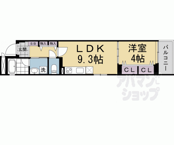 【ベラジオ雅び北野白梅町】間取