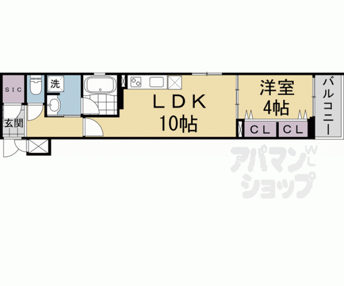 【ベラジオ雅び北野白梅町】間取