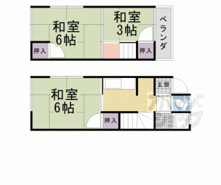 【大山崎広敷貸家】