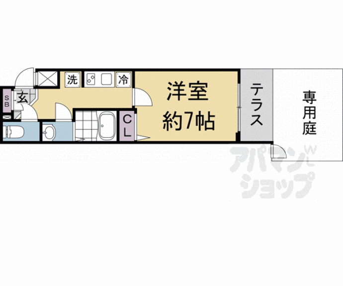 【ヴィラ四条大宮】間取