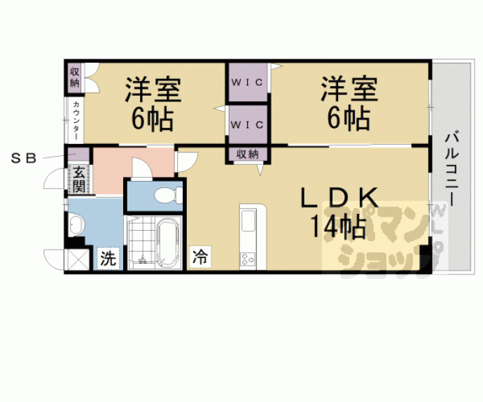 【グラン　フォレスタ】間取