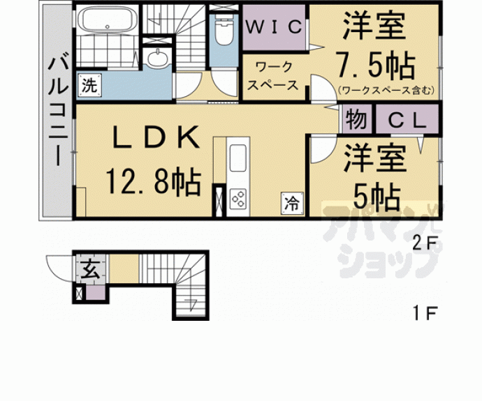 【D-ROOM 嵯峨】間取