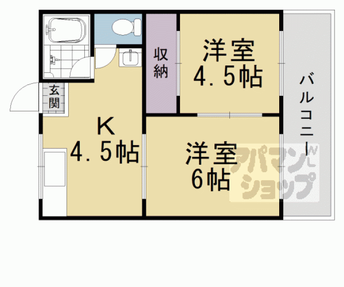 【コーポ東代】間取