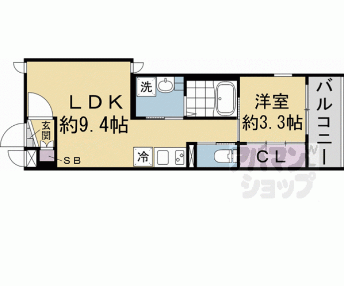 【アクアプレイス京都聚楽第】間取