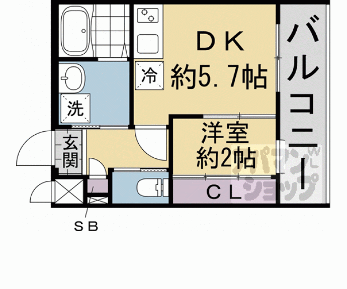 【アクアプレイス京都聚楽第】間取