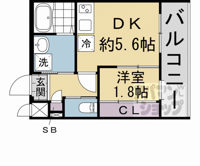 【アクアプレイス京都聚楽第】間取