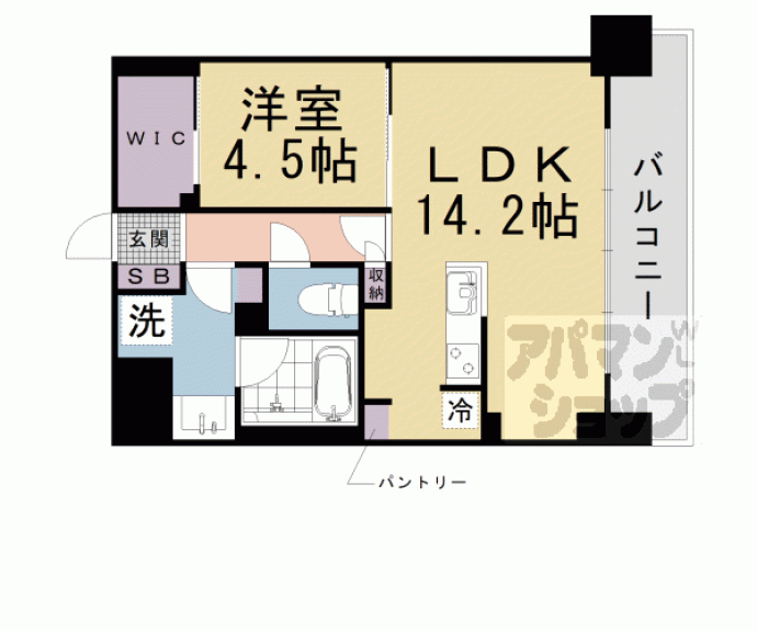 【ブランシエスタ山科大塚】間取