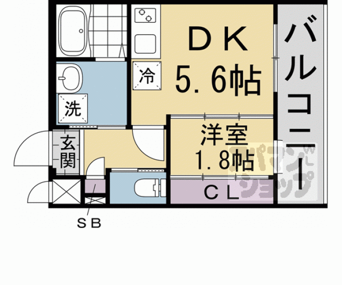 【アクアプレイス京都聚楽第】間取