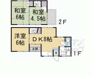 【一乗寺築田町８２貸家】