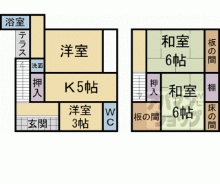 【小山下板倉町貸家】