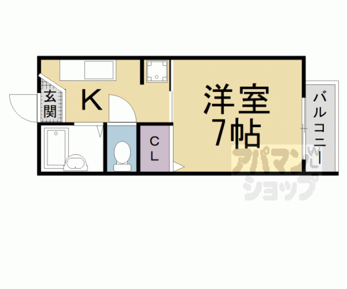 【アテッサ京都Ｂ】間取