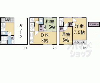 【西七条北衣田町貸家】