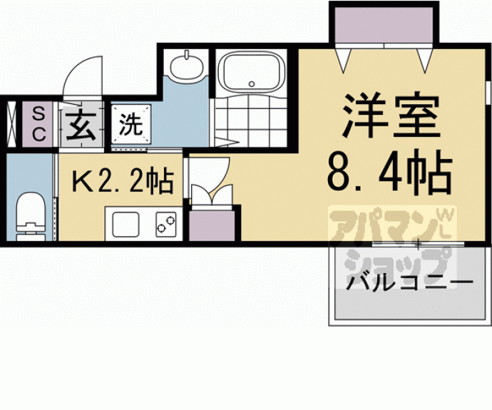 【アップルコート北山】間取