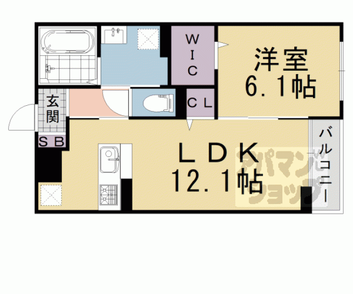 【ニュー.リーヴァ25】間取