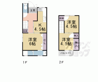 【深草西浦町５丁目貸家】