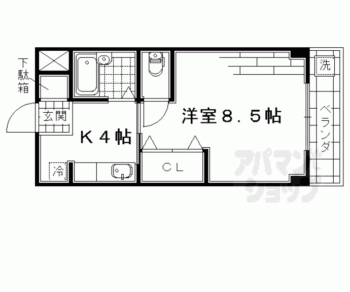 【アサクラハイツ】間取