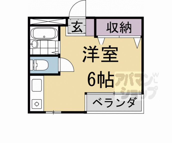 【フラット７１７】間取