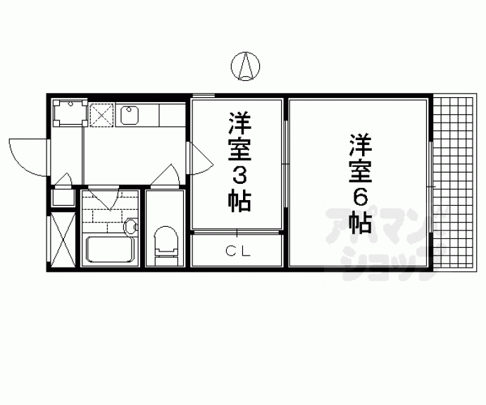 【リバティー山崎】間取
