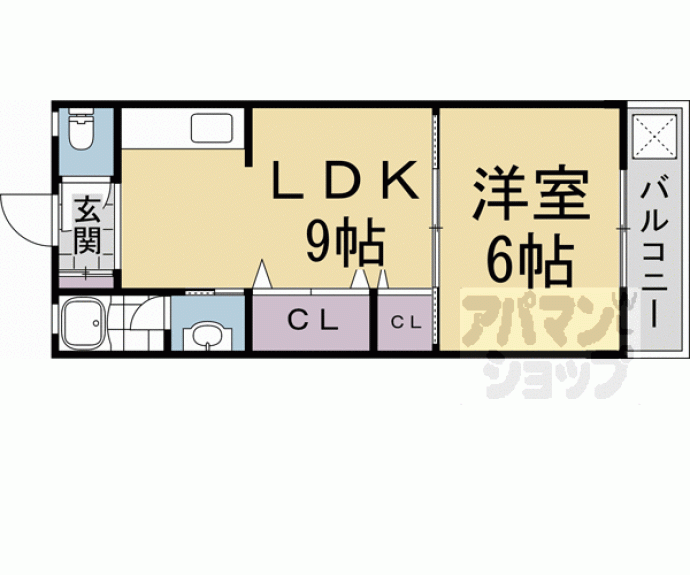 【マンション中川】間取