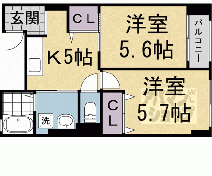 【リンサンハイツ】間取