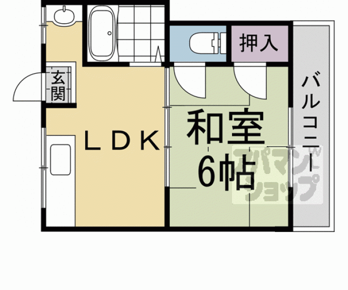 【和プレジデント桃山】間取