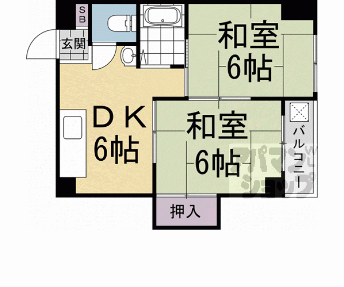 【マルサクマンション】間取