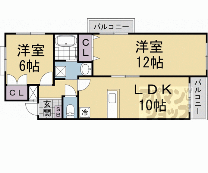 【香珠マンション】間取