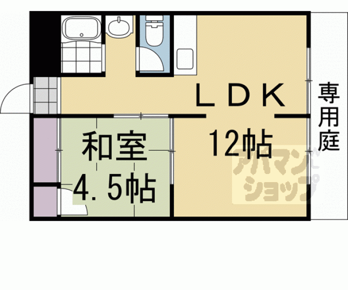 【桃山グランドハイツ】間取