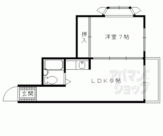 【アークヒルズ桃山】間取