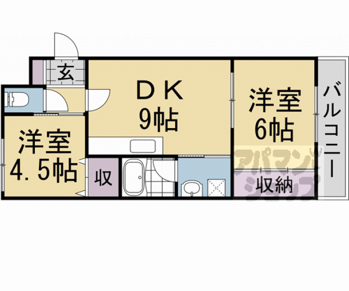 【シャンブル】間取