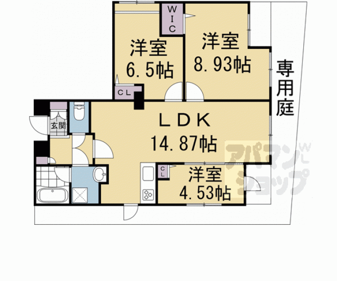【ヴィラ神宮北】間取