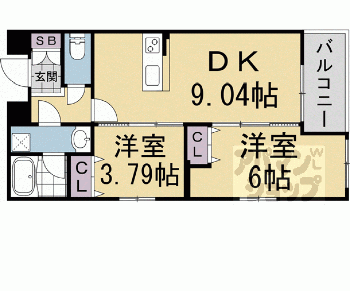 【ヴィラ神宮北】間取