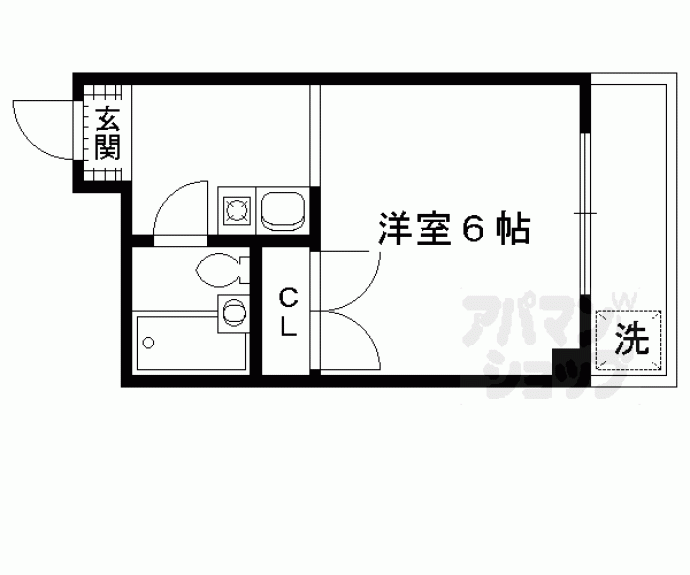 【パレス桃山】間取