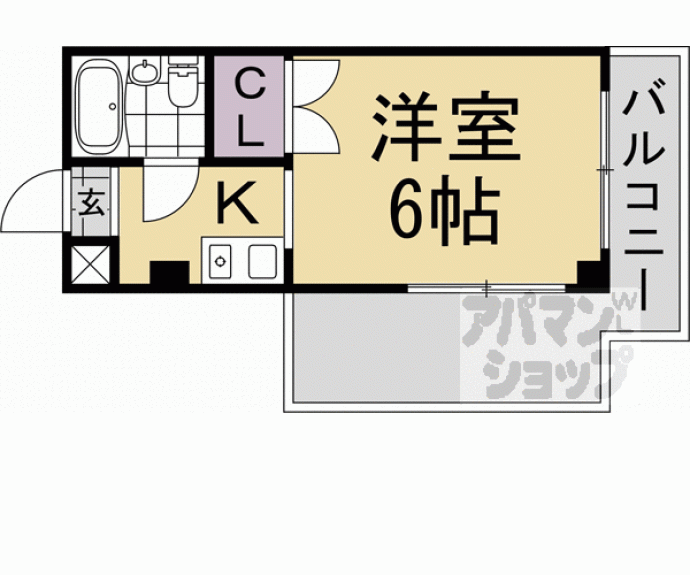 【パレス桃山】間取