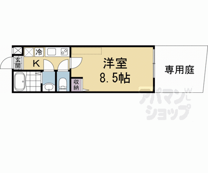 【仮称）フラッティ谷口園町】間取