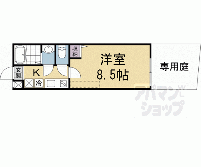 【仮称）フラッティ谷口園町】間取