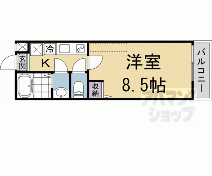 【仮称）フラッティ谷口園町】間取