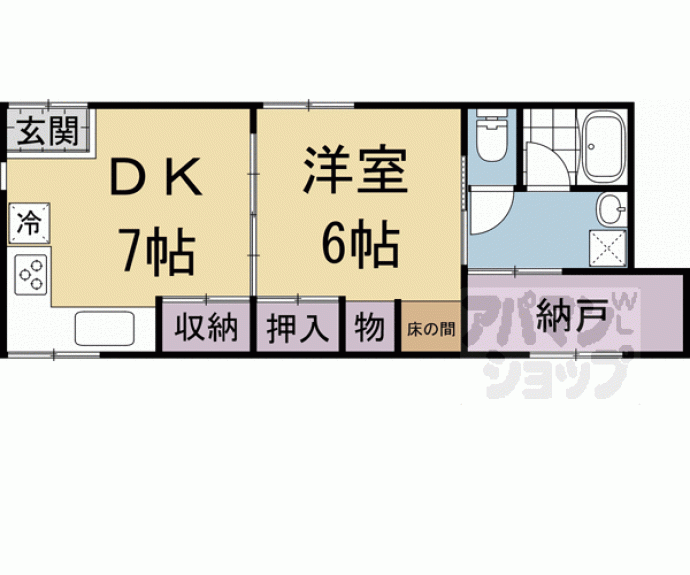 【センチュリープラザ丹波橋】間取