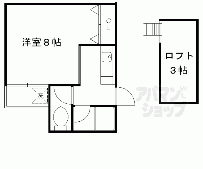 【センチュリープラザ丹波橋】間取