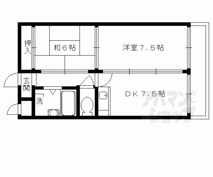 【ペアシティ京都】間取