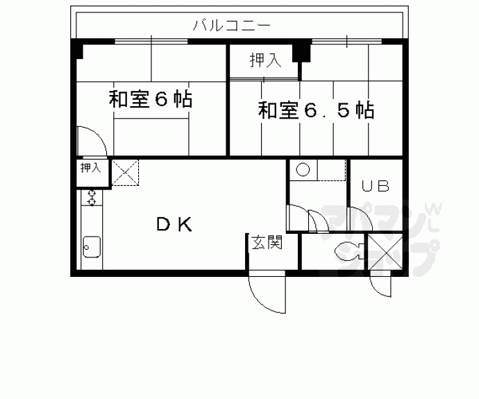 【シャロム伏見】間取