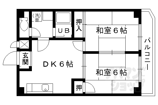 【シャロム伏見】間取
