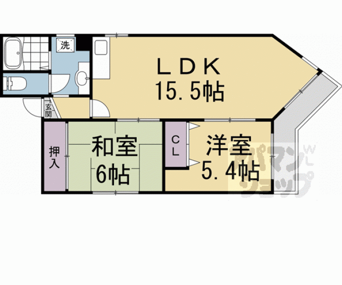 【コーポ千代】間取