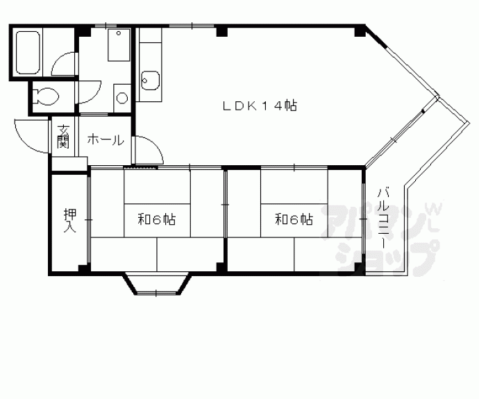 【コーポ千代】間取