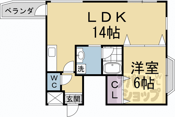 【コミュニティー藤森】間取