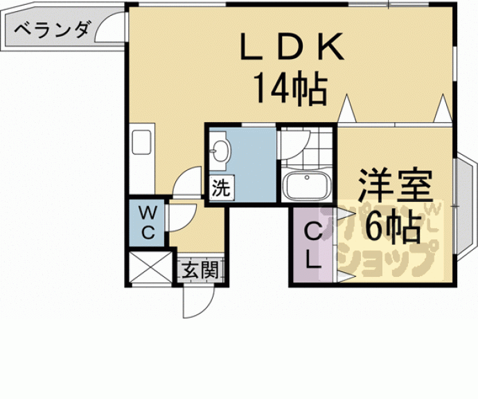 【コミュニティー藤森】間取