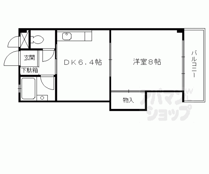 【カースルⅡ】間取